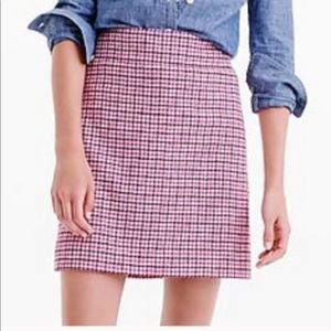 J.Crew pink mini skirt